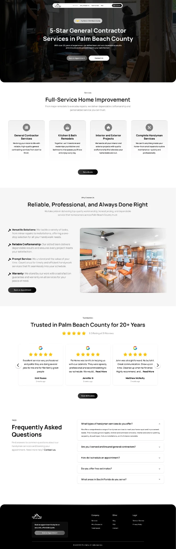 561-Fix-Home — General contracting services website