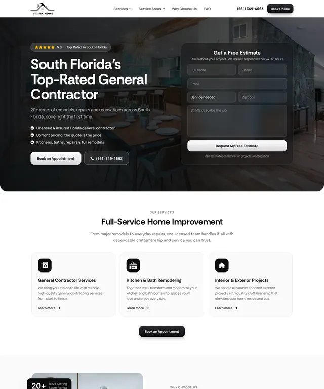 561-Fix-Home — General contracting services website